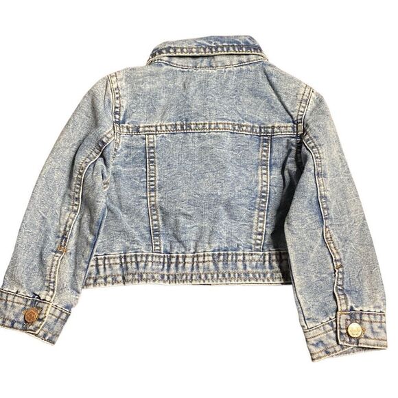 NANNETTE Baby 2T Zip Denim Jean Jacket - Picture 5 of 6